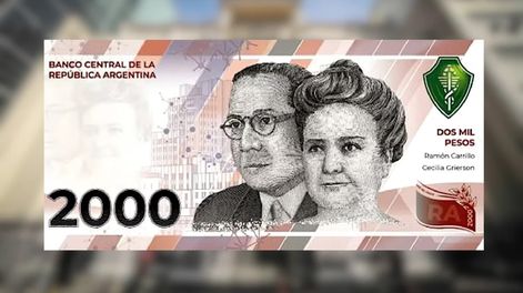 El Billete de 2.000 pesos saldrá pronto, según informó el Banco Central.