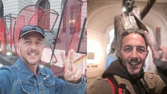 Gastón Mercanzini, el hombre que le lanzó un botellazo al presidente Javier Milei