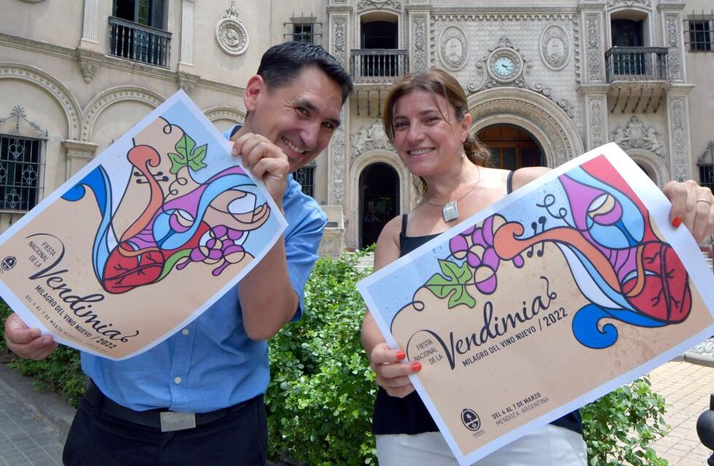 Ganador del Diseño de Sistema de Identidad y Comunicación Visual que sirvió para promocionar la Fiesta de la Vendimiia de 2022.