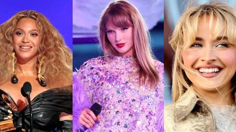 Los Andes | Beyoncé, Taylor Swift y Sabrina Carpenter son de las artistas más destacadas de esta edición. Foto: Mid-day