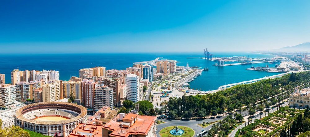 La ciudad de M&aacute;laga.
