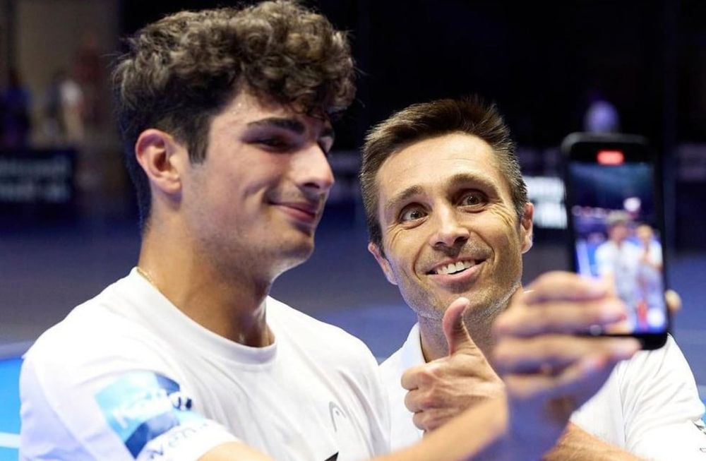 Fernando Belasteguín junto a Arturo Coello derrotaron 7-5 6-3 a Paquito/Di Nenno y jugarán la final del Premier Padel en Mendoza. / Gentileza.