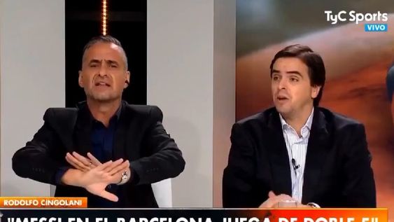 El periodista Rodolfo Gringo Cingolani descalificó a Leo Messi: En la selección será recordado como un wing rapidito. / Gentileza