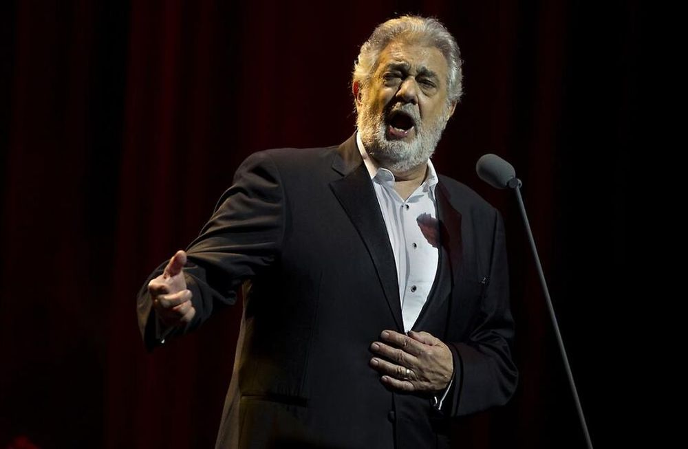 Plácido Domingo canta en el Mundial