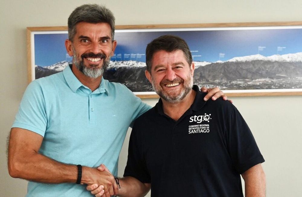 Ulpiano Suarez desarrolló una intensa agenda de trabajo junto al Gobernador de la Región Metropolitana de Santiago. Foto: Prensa Ciudad de Mendoza