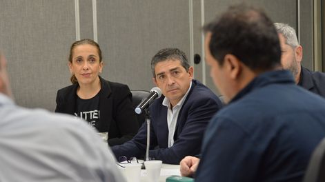 El senador Walther Marcolini (UCR), presidente de la Comisión de LAC del Senado.&nbsp;