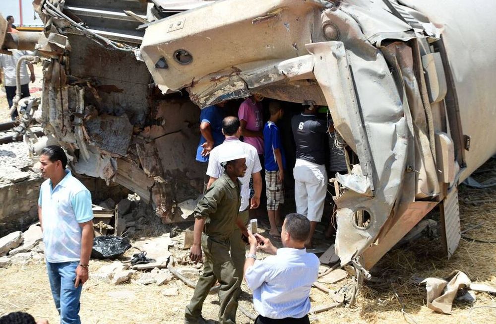 Ya son 18 los muertos por el choque entre un tren y un camión en Túnez
