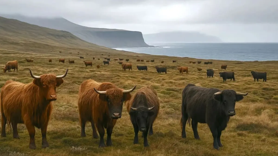 Cinco vacas abandonadas en una isla remota generaron toda una incognita para los científicos.&nbsp;