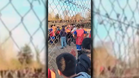 A las trompadas y con un árbitro en el hospital, así terminó la final del fútbol en Tunuyán.