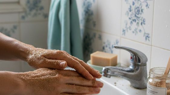 Lavarse las manos con una mezcla de café y azúcar tiene un significado práctico para esa zona de la piel.