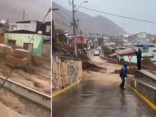 Temporal en el norte de Chile: un muerto, más de 1.000 viviendas dañadas y cientos de damnificados por los aluviones.