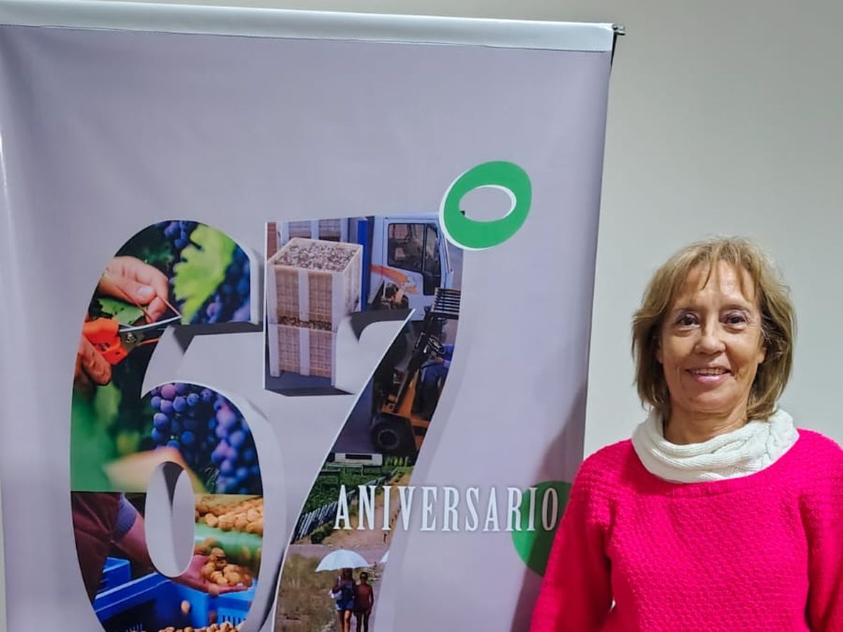 Mitha Cataldo, presidenta de la Cámara Agricultura, Industria, Comercio y Turismo de Tupungato.