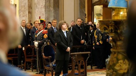 Javier Milei en el Tedeum 2026