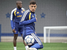 Miguel Merentiel, delantero de Boca Juniors.