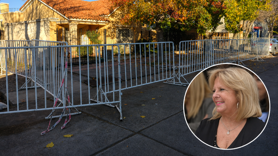 La casa de Margarita Gutiérrez de Demaldé, en donde fue asesinada la reconocida docente de Junín. (Enrique Pfaab - Los Andes)