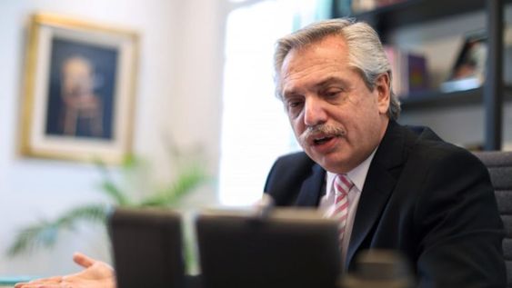 El presidente de Argentina, Alberto Fernández habló con un representante del gobierno de Joe Biden. Presidencia.