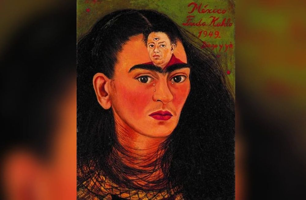 El cuadro “Diego y yo” de Frida Kahlo, será subastado en Sotheby’s por más de 30 mdd. Gentileza / Proyecto Puente