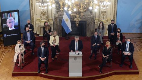 El presidente Alberto Fernández presentó el proyecto de la Reforma Judicial.
