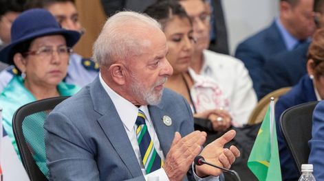 Los Andes | El presidente brasileño Luiz Inácio Lula da Silva asiste a la Cumbre de la Comunidad de Estados Latinoamericanos y Caribeños, el viernes 1 de marzo de 2024, en Buccament, San Vicente y las Granadinas.