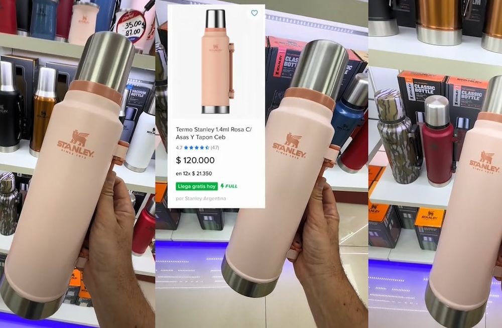 El usuario hizo el cambio al valor del dólar blue y como resultado obtuvo una gran diferencia - TikTok @modojuanchi