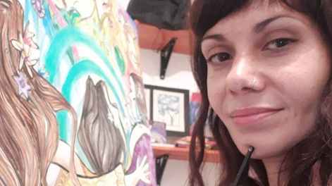 Los Andes | La artista plástica Paula Cano.