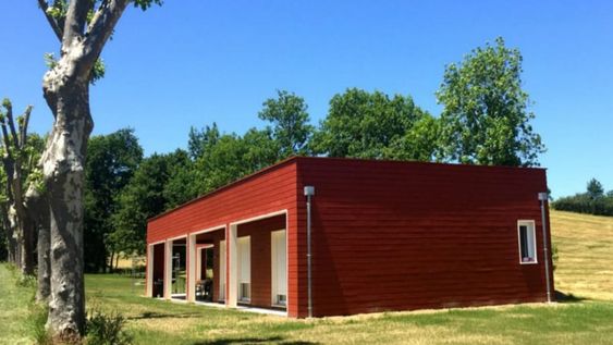 El sistema de este tipo de construcción intenta simplificar la casa tradicional.