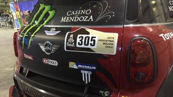 El Mini de Terranova lleva el escudo del Lobo mendocino