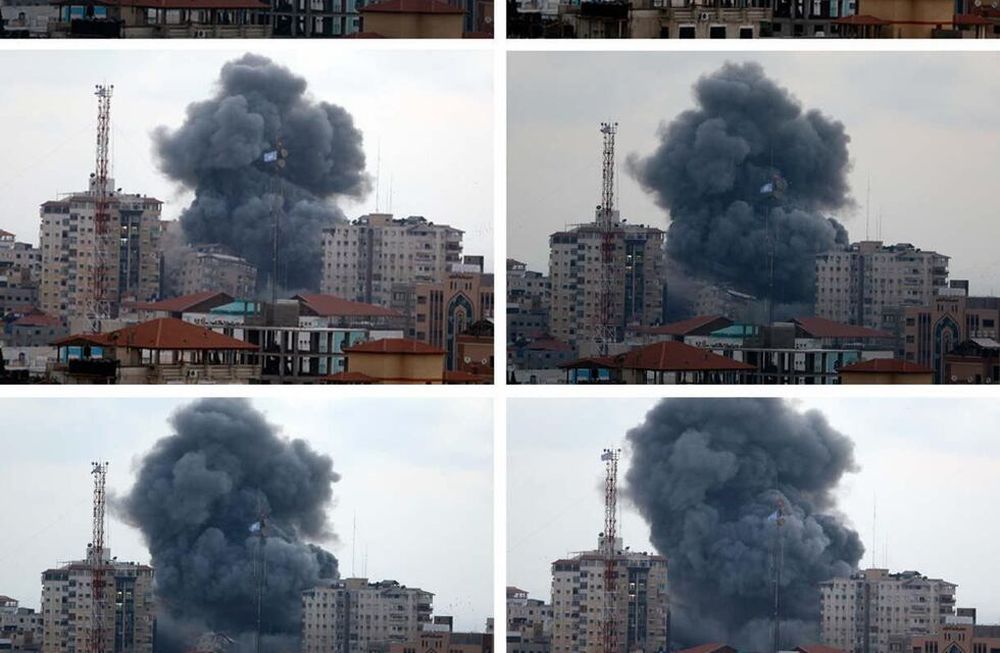 Israel destruyó un edificio de 12 pisos