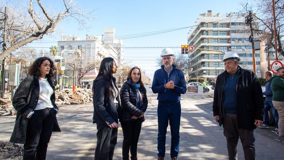 la ciudad ya lleva adelante la remodelacion integral de avenida sarmiento