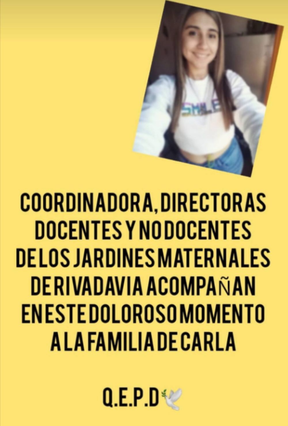 Los conmovedores mensajes en las redes para despedir a la docente asesinada por su ex.