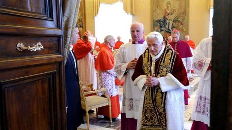 Histórica renuncia del Papa: Benedicto XVI deja el papado el 28 de febrero