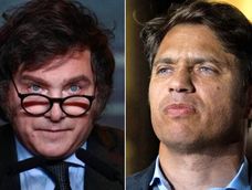 Javier Milei y Axel Kicillof