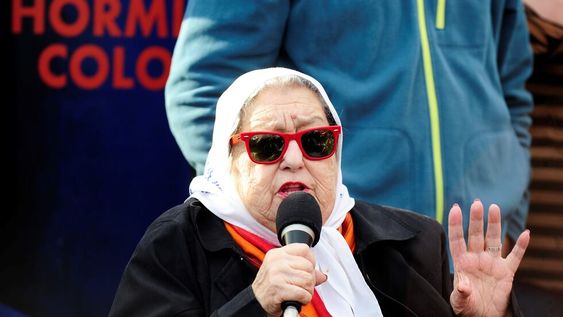 Hebe de Bonafini, titular de las Madres de Plaza de Mayo.
