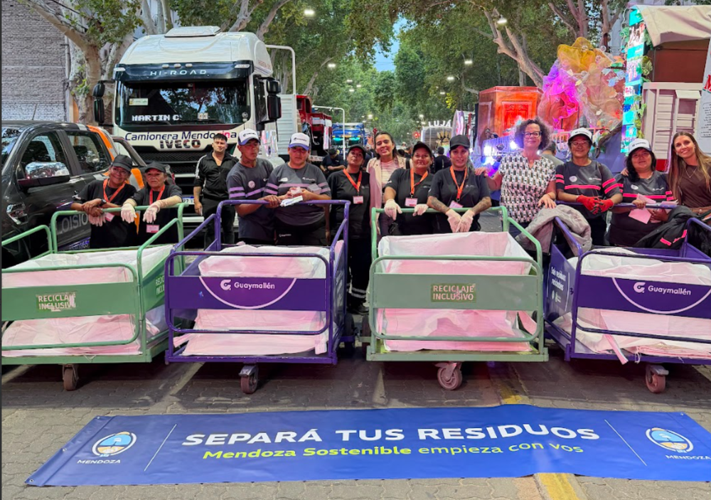 Vendimia 2026, lado B: recuperadores urbanos y su rol clave en la limpieza durante los festejos