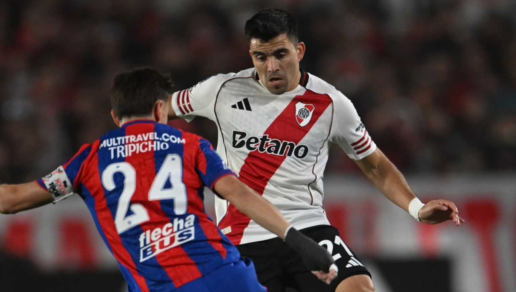 River vs San lorenzo por los octavos de final del Torneo Apertura.