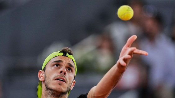 Tenis. Francisco Cerúndolo, que es la raqueta número 1 de Argentina.