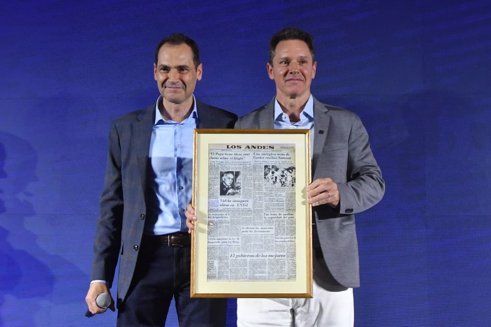 Mauricio Badaloni y Jorge Brito en el Bootcamp EmpresarialMendoza. Foto: Walter Caballero