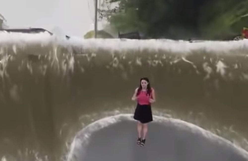 Increíble: así se hizo el video viral que muestra los efectos del huracán Florence