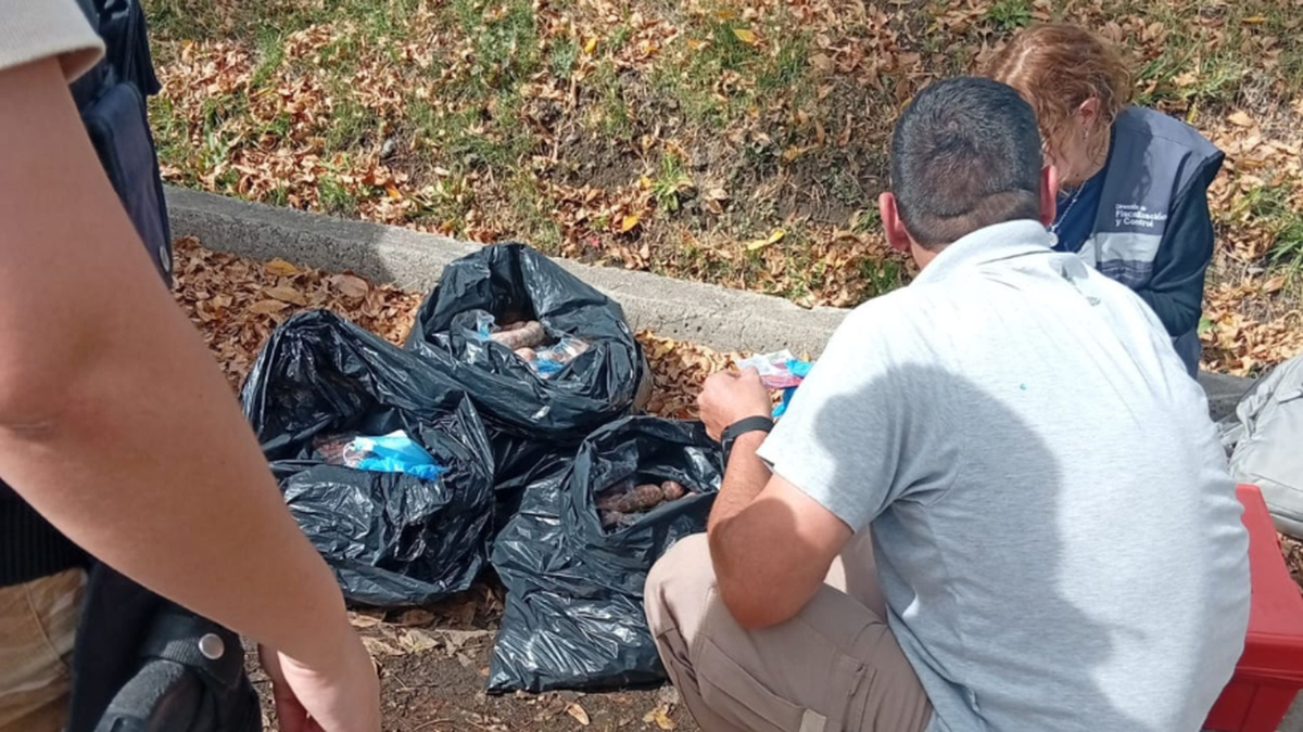 Incautaron más de 50 kilos de carne y embutidos en mal estado tras un operativo en el Valle de Uco