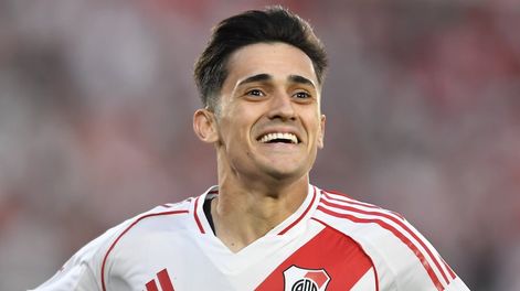 Los Andes | Solari fue la gran figura del partido, anotando dos goles para la victoria de River. /Foto: River Plate