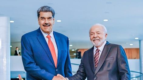 Nicolás Maduro y Lula da Silva cuando aún no habían roto relaciones políticas.