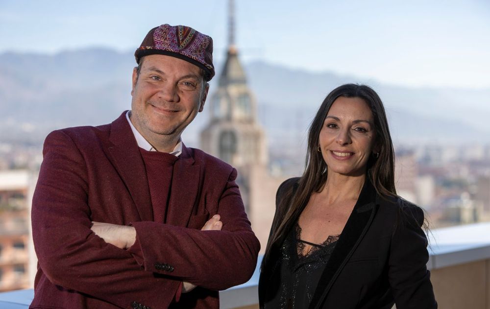 Federico Croce y Laura Rez Masud En la Cima de Los Andes.&nbsp;