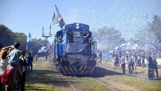 El tren vuelve a Mendoza: llegará a Palmira con mercadería para comedores y merenderos