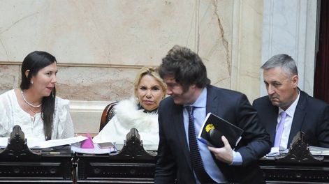 Los Andes | El diputado y candidato presidencial Javier Milei aportó al quórum para tratar la nueva ley de alquileres (Archivo)