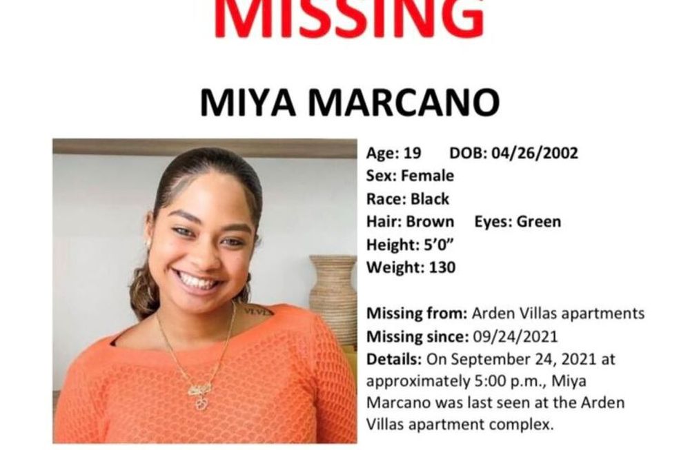 Miya Marcano, estudiante universitaria desaparecida hace una semana en Florida. Gentileza / La Nación