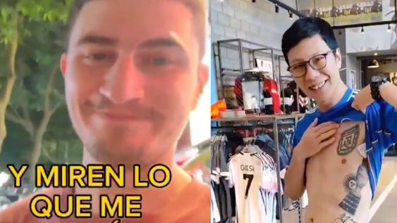 “Hay 1400 millones de chinos y me lo vengo a encontrar”, expresó el cordobés en el video. Foto: Captura video