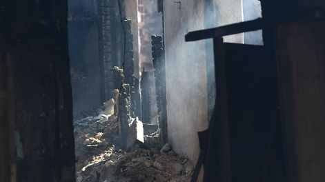 Incendio en Las Heras: un ex jugador de Huracán sufrió quemaduras y piden ayuda