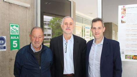 Los Andes | Luis Romito, responsable de Sustentabilidad de Bodegas de Argentina; Milton Kuret, director ejecutivo de Bodegas de Argentina y Christian Cocchi, director de LSQA Argentina.