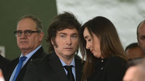 Milei contra Villarruel - Foto Clarín