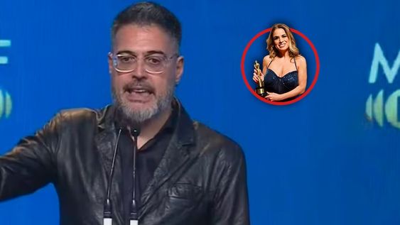 El incómodo momento entre Marina Calabró y Rolando Barbano: una tierna dedicatoria, un beso en la frente y una reacción inesperada.